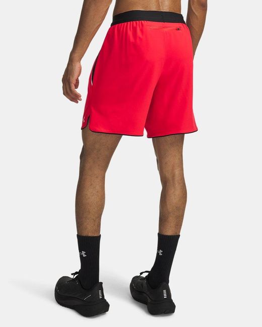 Under Armour Red Velociti Pro 7" Shorts Racer Reflective for men