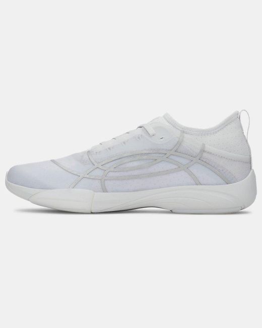 Under Armour White Sculpt Trainer Training Shoes Distant Distant Metallic