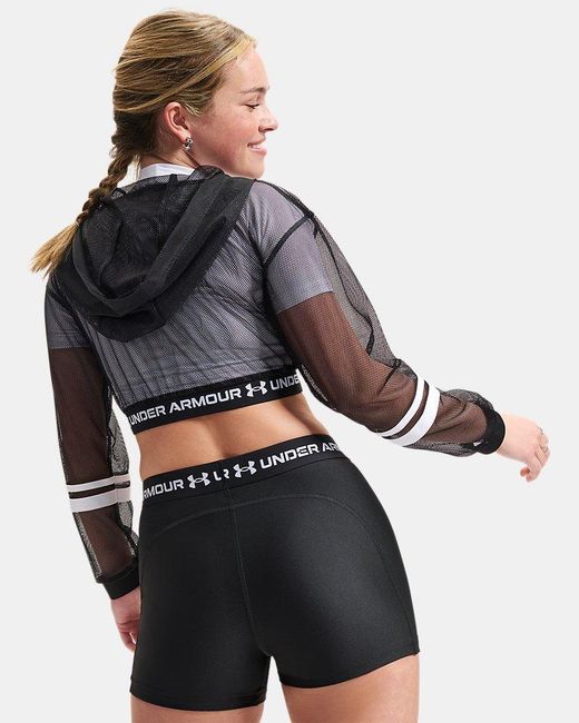 Under Armour Gray Heatgear Mesh Full Zip Ultimate