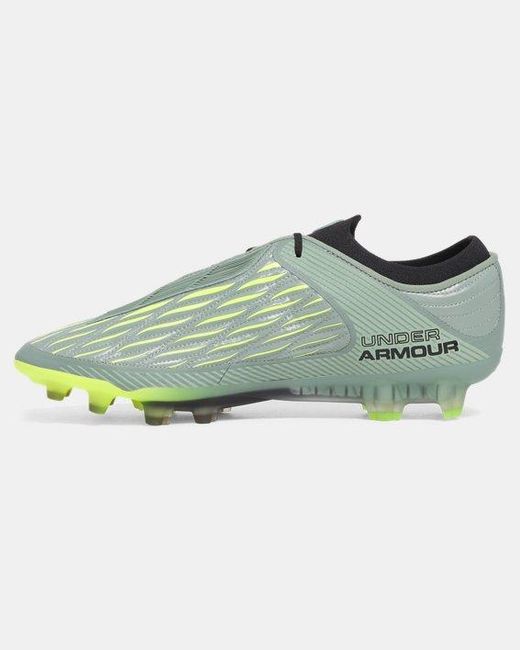 Under Armour Green Magnetico Elite 4 Fg Soccer Cleats Silica Silica High Vis for men