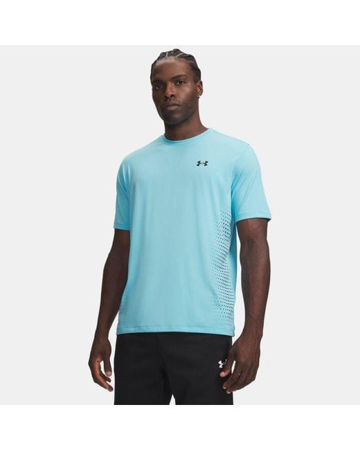 Under Armour Blue Tech Play Short Sleeve Fresco for men