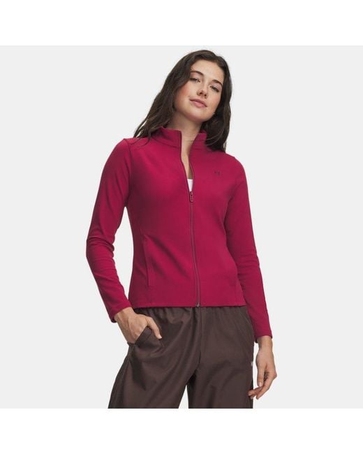 Under Armour Red Ua Motion Full Zip