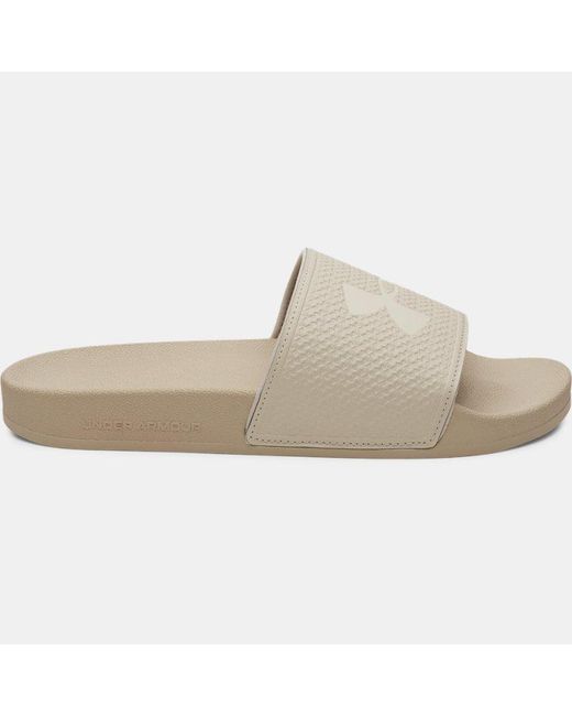 Under Armour Natural Armr Slides Sandstorm Sandstorm Stone for men