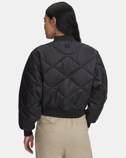 Under Armour Black Heritage Bomber Jacket