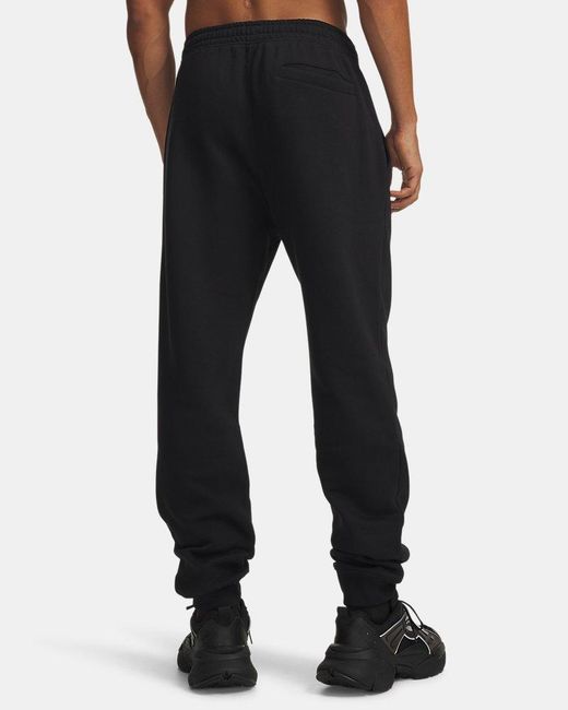 Under Armour Black Ua Rival Fleece joggers for men