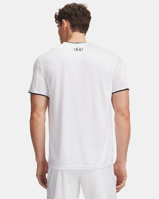 Under Armour White Challenger Train Short Sleeve for men