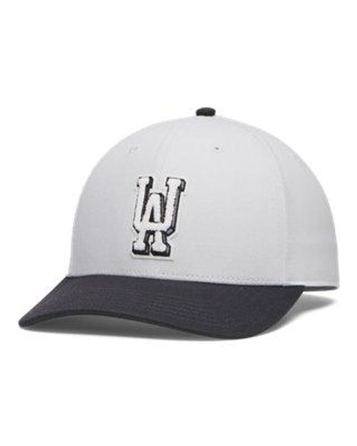 Under Armour White Ua Essential Mid Adjustable Hat for men