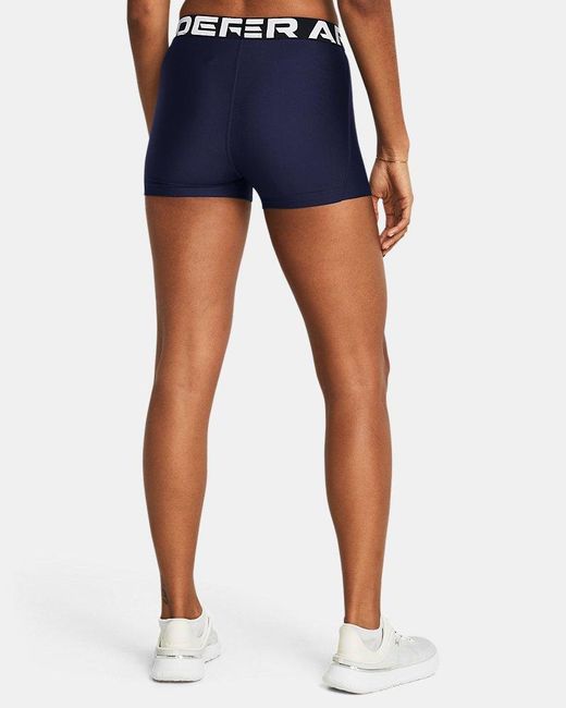 Under Armour Blue Heatgear Shorty 3" Shorts Midnight