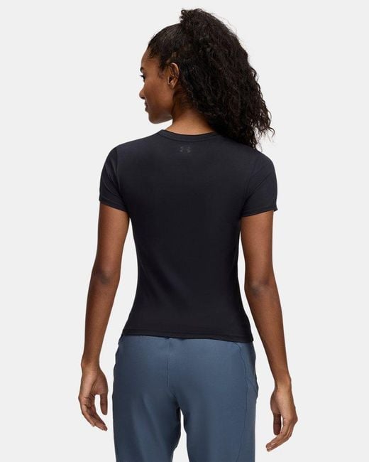 Under Armour Blue Meridian Perfect Form Core Short Sleeve