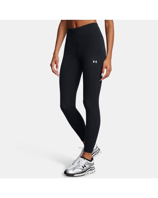 Leggings Tobilleros Motion Para Mujer Blanco Under Armour de color Black