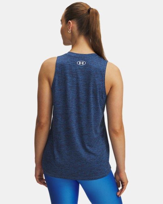 Under Armour Blue Tech Twist
Tanktop Für Damen Atlantis Weiß