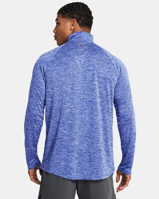 Under Armour Blue Tech ½ Zip Long Sleeve Royal Graphite for men