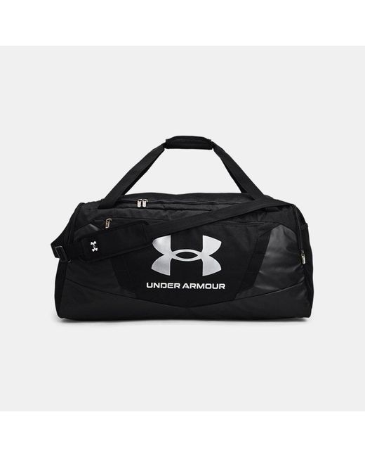 Under Armour Black Undeniable 5.0 Large Duffle Bag Metallic