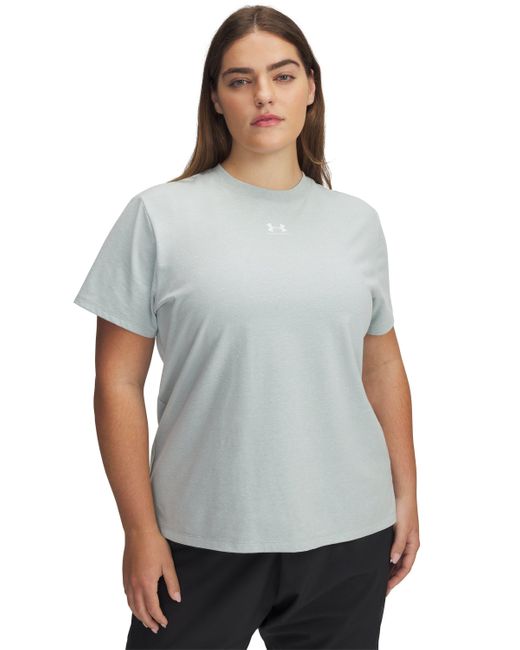 Under Armour Gray Ua Rival Core Short Sleeve