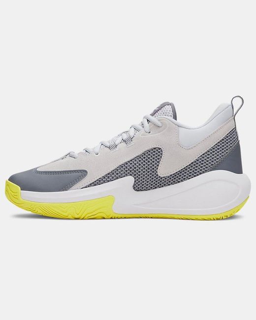 Under Armour Gray Curry 3Z 25 Sde Basketball Shoes Halo Lumin Titan