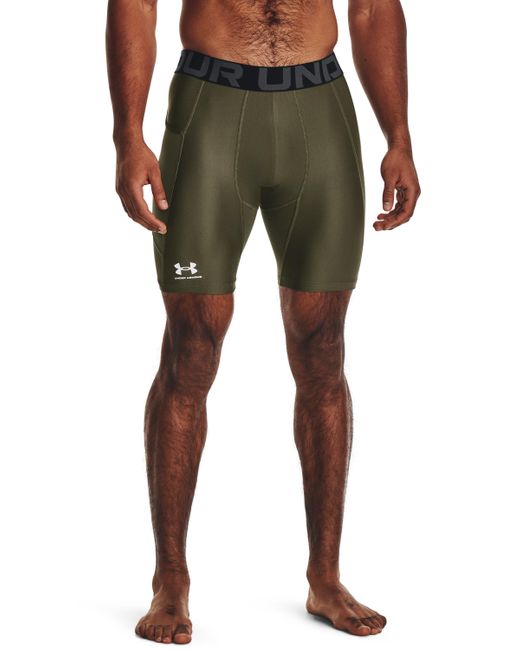 Under Armour Green Heatgear® Compression Shorts for men