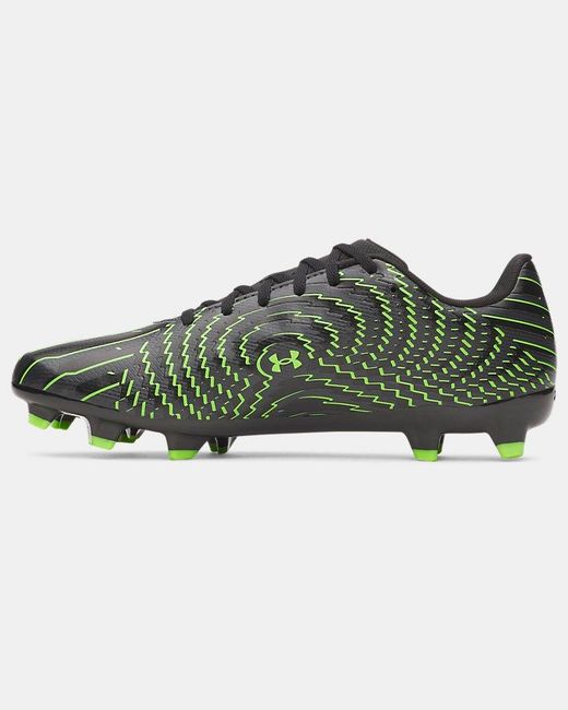 Under Armour Gray Shadow Select 4 Fg Soccer Cleats Titan Hyper