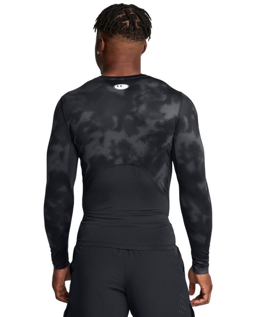 Under Armour Blue Heatgear® Printed Long Sleeve for men