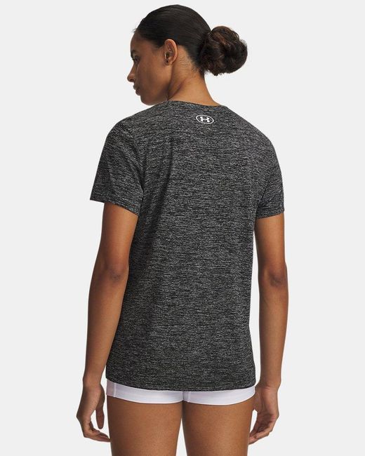 Under Armour Blue Tech Twist V-Neck Short Sleeve