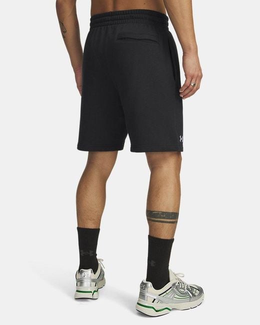 Under Armour Blue Rival Fleece Shorts M for men