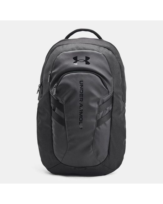 Under Armour Black Hustle Pro Backpack / / Metallic