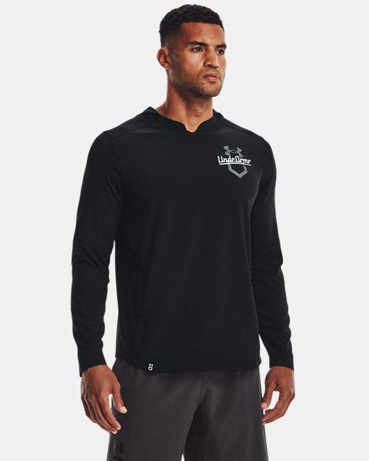 Under Armour Ua Hooded Cage Jacket in Black for Men | Lyst