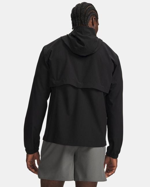 Under Armour Black Velociti Hooded Jacket Ultimate Reflective for men