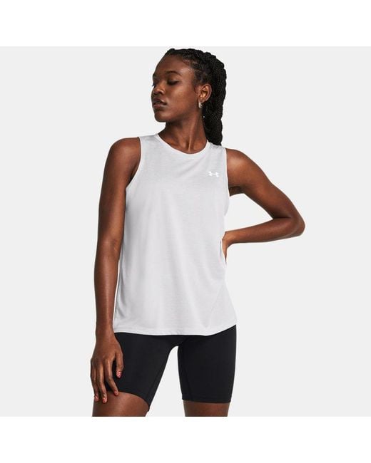 Under Armour White Tech Twist
Tanktop Für Damen Halo Weiß Weiß