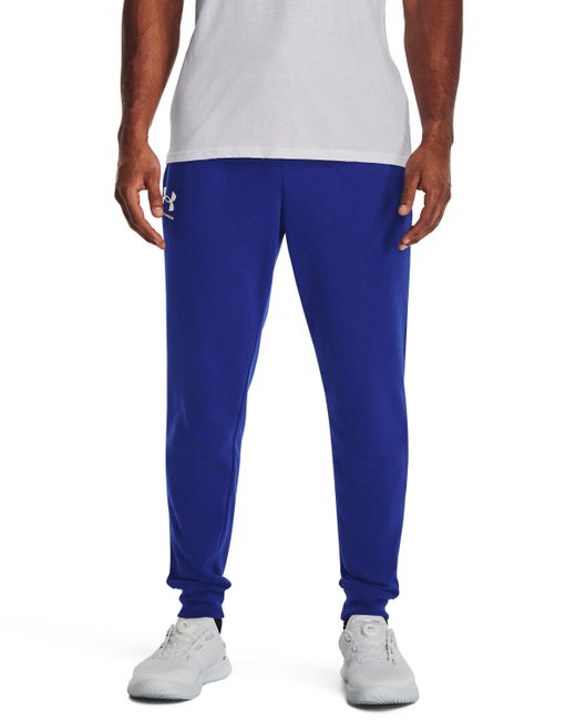Under Armour Blue Rival Terry joggers for men
