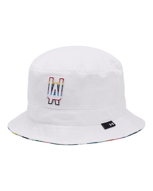 Under Armour White Ua Pride Bucket Hat