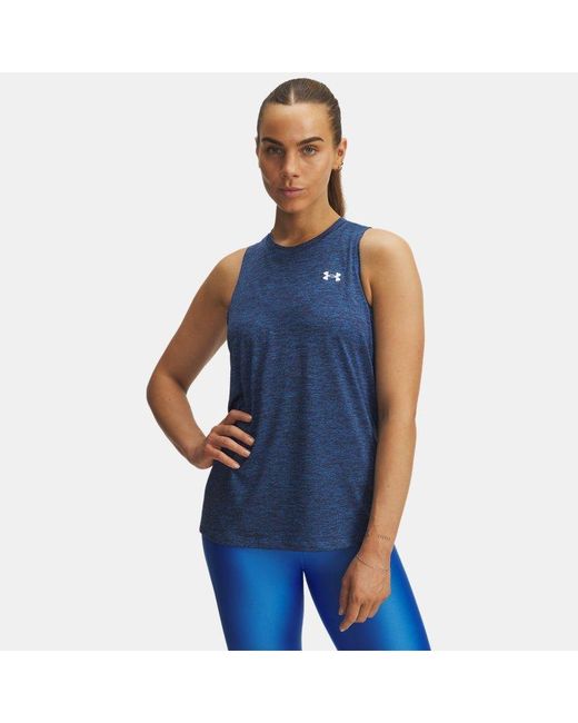 Under Armour Blue Tech Twist
Tanktop Für Damen Atlantis Weiß