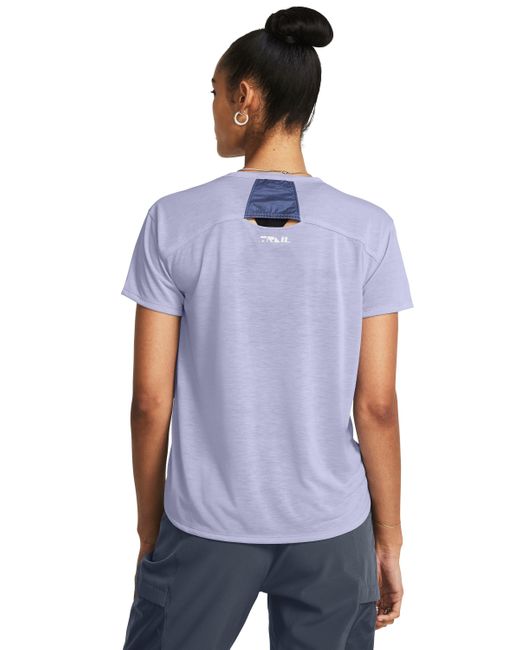 Under Armour Blue Launch Trail Short Sleeve