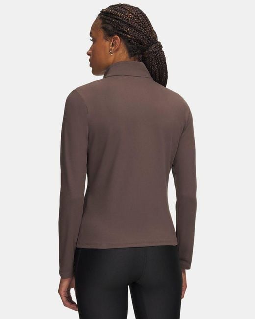 Under Armour Black Motion Full Zip Peppercorn