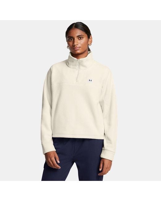 Under Armour White Expanse Fleece ½ Zip Summit Summit