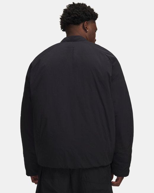 Under Armour Black Hoops Woven Jacket Team for men