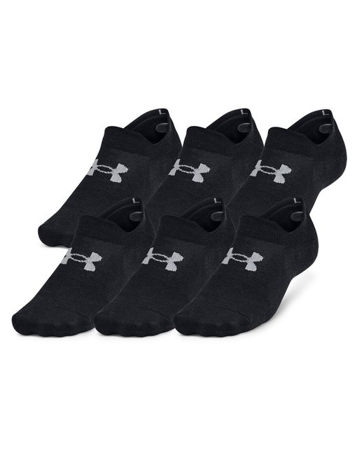 Under Armour Blue Ua Essential 6-pack Ultra Low Socks
