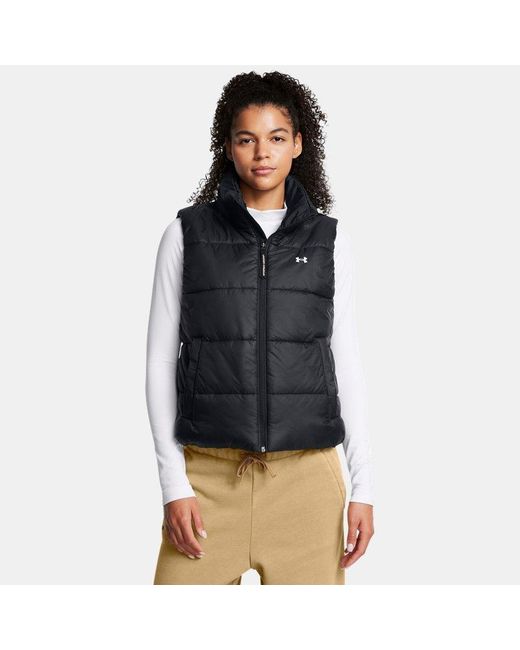 Under Armour Black Lightweight Insulated Water-Repellent Vest