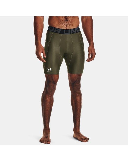 Under Armour Green Heatgear® Compression Shorts for men