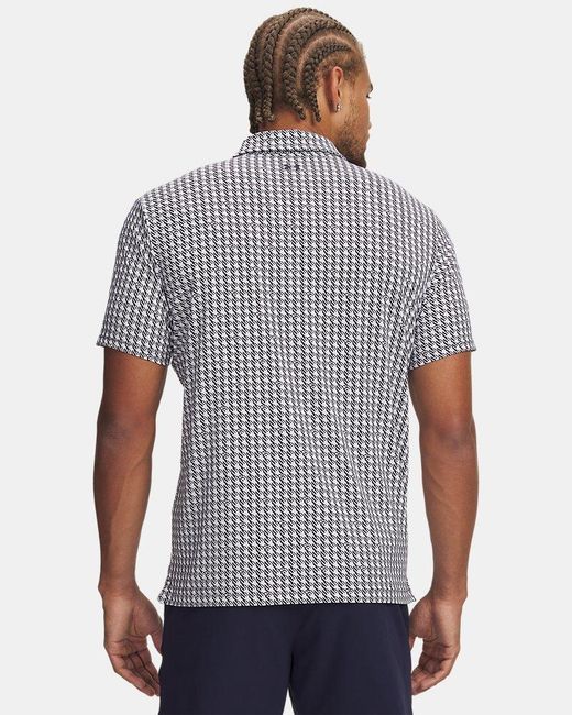 Under Armour Gray Tee To Printed Polo Midnight Midnight for men