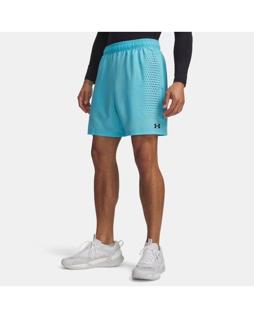 Under Armour Blue Tech Play Shorts Fresco for men