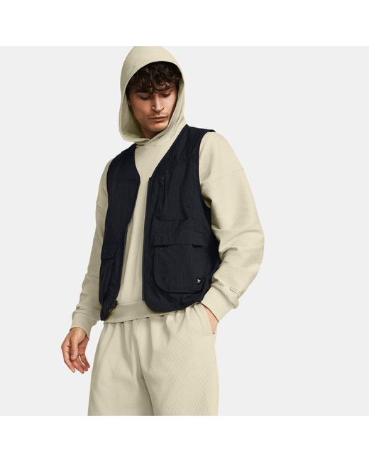 Under Armour Blue Legacy Crinkle Vest / Clay for men