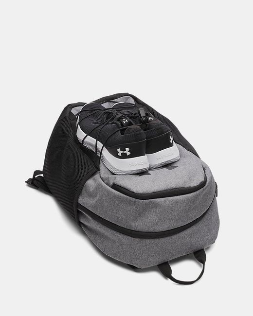 Under Armour Gray Hustle Sport 6.0 Backpack Castlerock