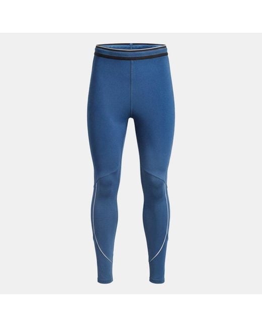 Under Armour Blue Halo Run Cold Weather Tights Nu Kona Reflective