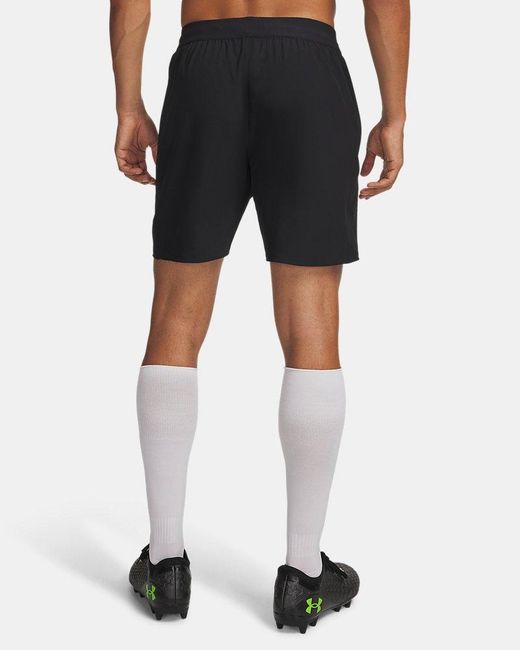 Under Armour Black Challenger Elite Shorts Chrome for men
