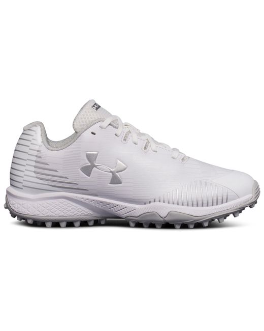 Under Armour White Women's Ua Finisher Turf Lacrosse Shoes