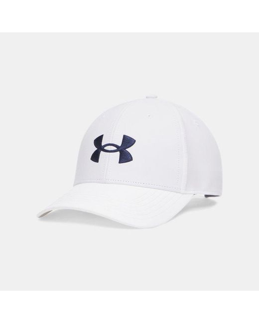 Under Armour White Golf96 Hat Midnight for men