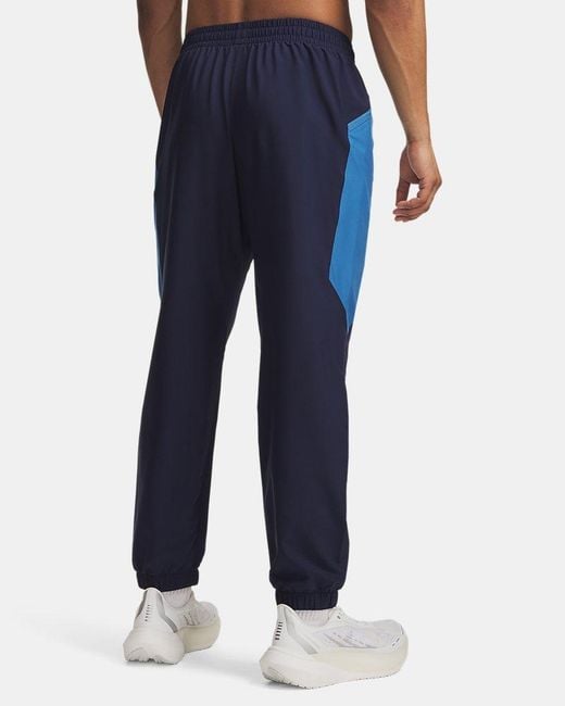 Under Armour Blue Tech Sport Pants Midnight Aegean for men