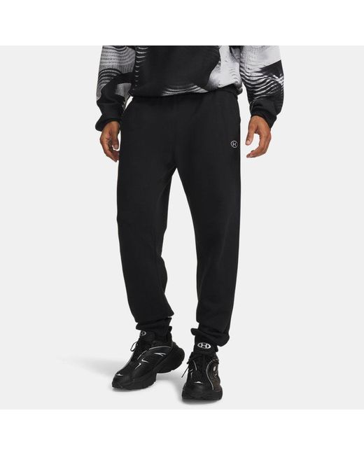 Under Armour Black Ua Rival Fleece joggers for men