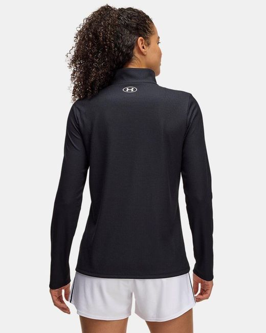 Under Armour Black Tech Rib ½ Zip
