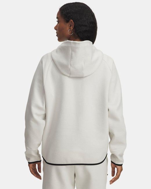 Under Armour White Ua Unstoppable Fleece Full-zip